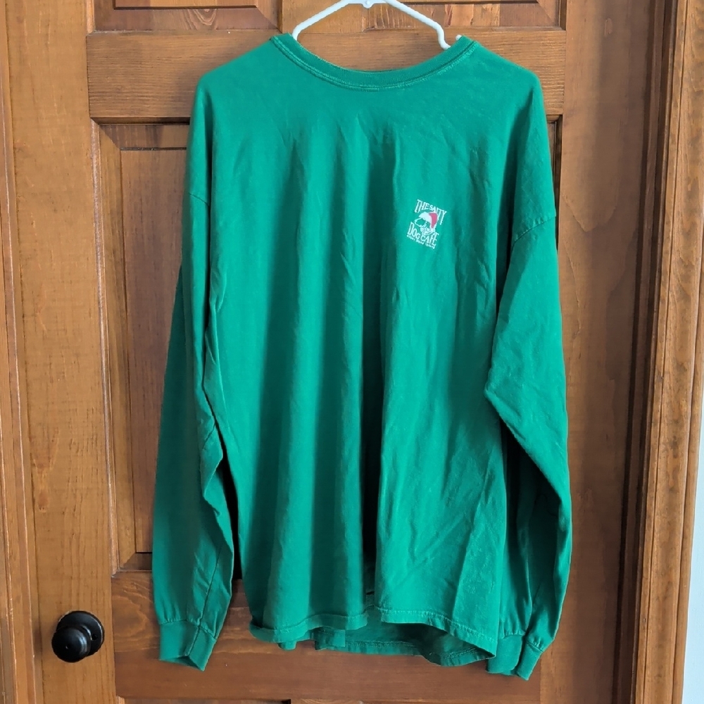 Comfort Colors Green Heavyweight Tee with Chest Tag
